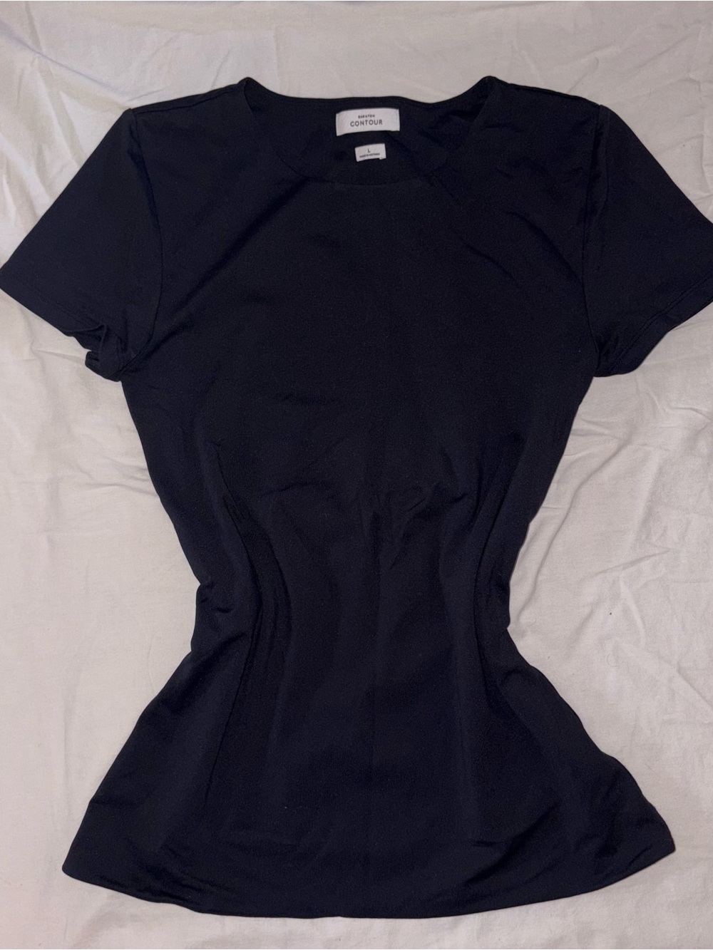 Babaton Contur Black Fitted T-Shirt